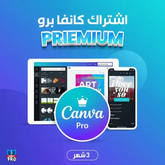 اشتراك كانفا برو 3 أشهر النسخة المدفوعة ليس تعليمي